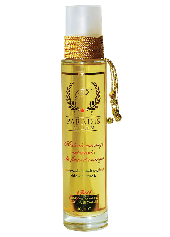 Huile de massage à la fleur d'oranger