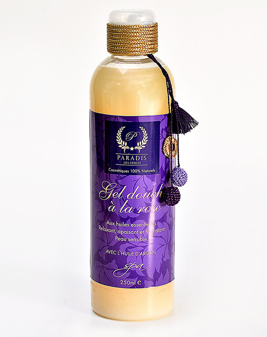 Gel douche à la rose
